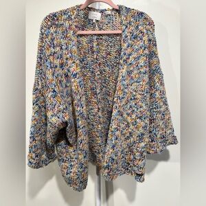 Multicolor Women's Knit Cardigan